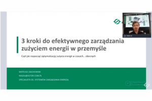 Webinar „3 kroki do efektywnego zarządzania zużyciem energii w przemyśle (część 1)” [NAGRANIE]