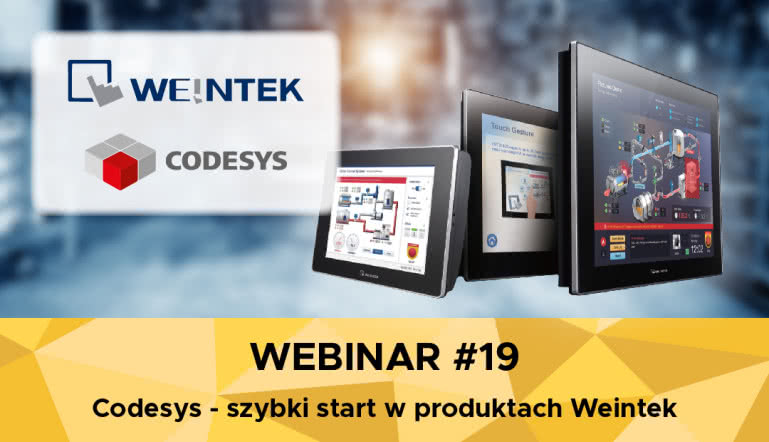 Webinar: Codesys – szybki start w produktach Weintek’a 