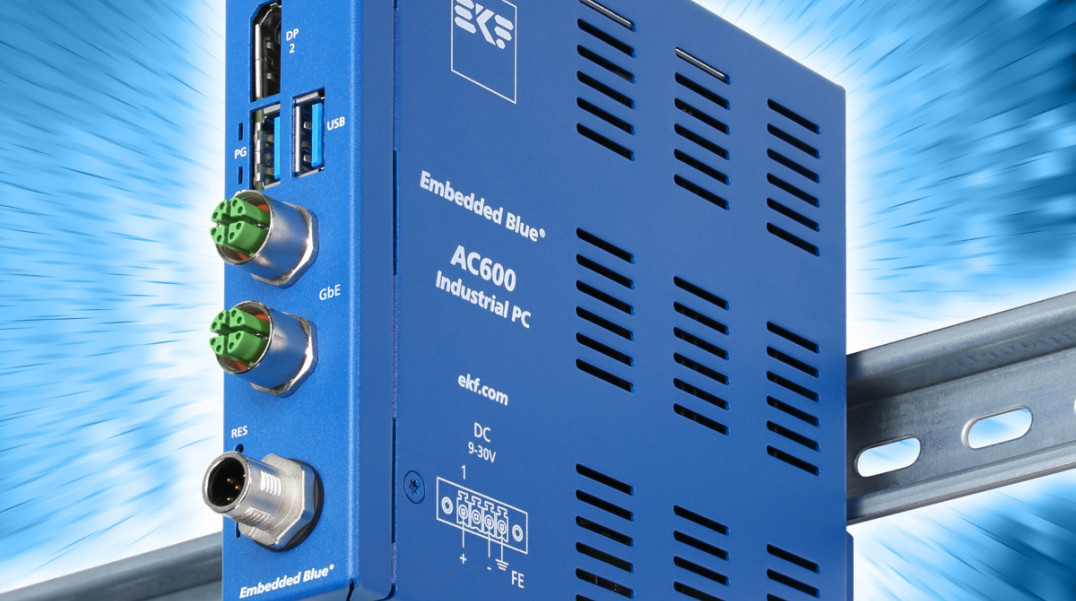 Komputer na szynę DIN z opcjonalnym modułem komunikacji bezprzewodowej WWAN / Wi-Fi