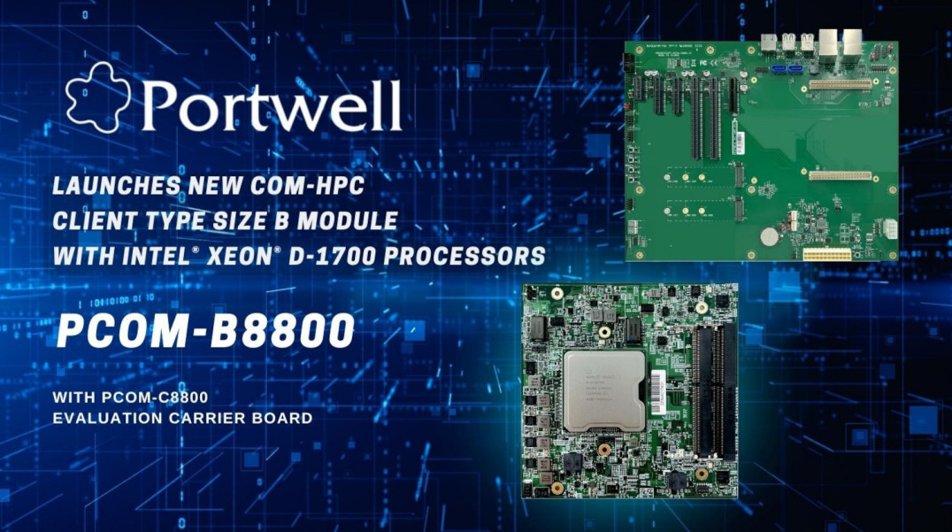 Komputery COM-HPC Client Type Size B z mikroprocesorem Xeon D-1700