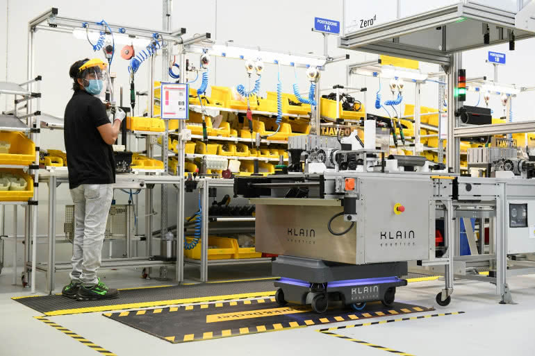 Nietypowe zastosowania autonomicznych robotów mobilnych MiR200 w zakładzie DeWalt Industrial Tools 