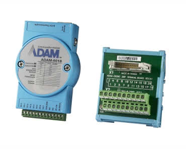 ADAM-6018 – Inteligentny moduł 8 wejść termoparowych i 8 wyjść cyfrowych firmy Advantech