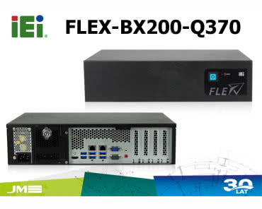 Komputer przemysłowy iEi FLEX-BX200-Q370