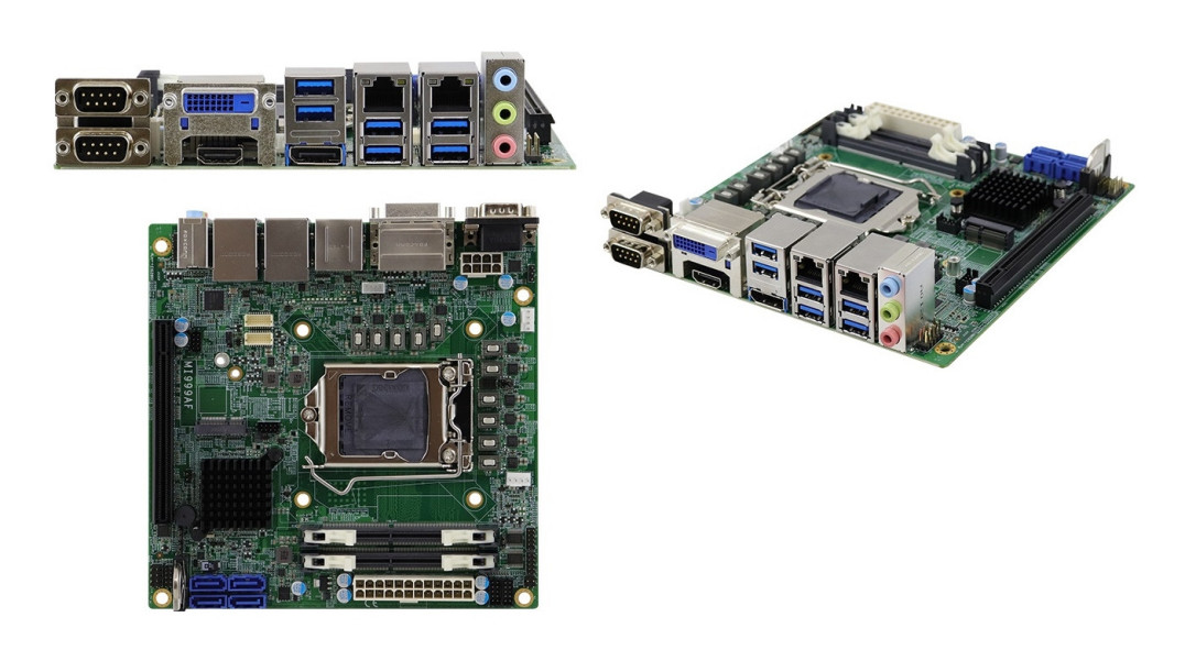Przemysłowa płyta główna Mini-ITX z mikroprocesorem Intel Core 10. generacji