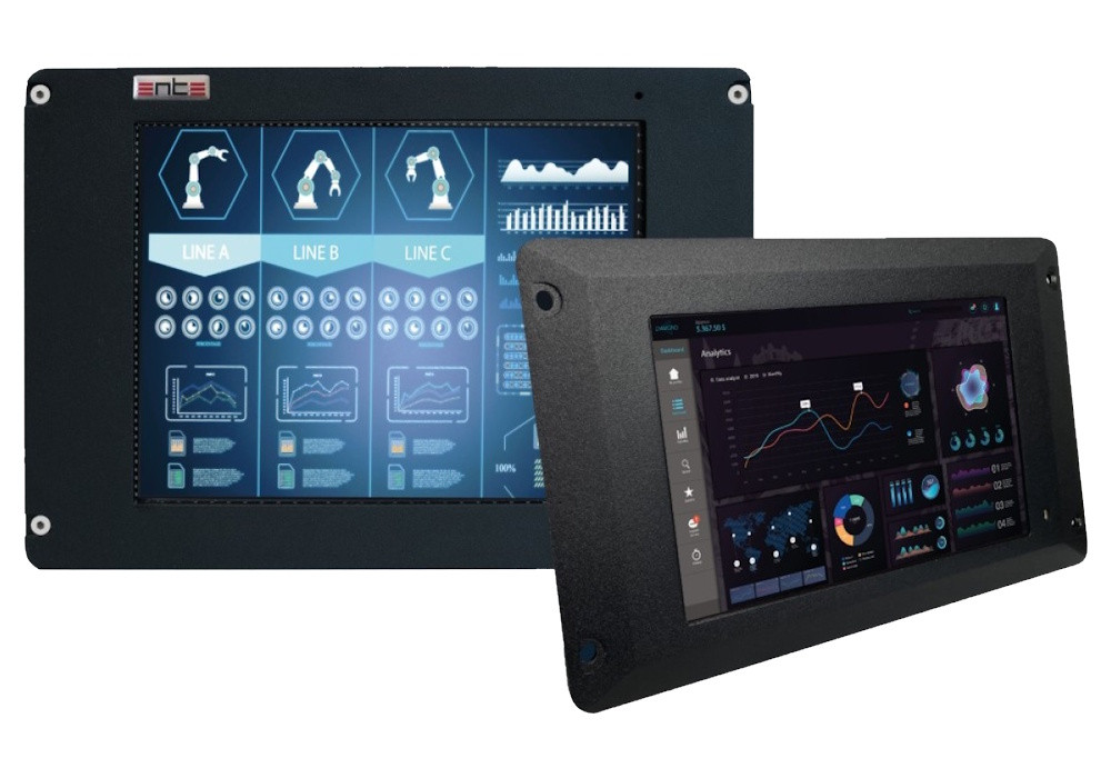 Panel operatorski firmy ENTE z wyświetlaczem o przekątnej 10,4"
