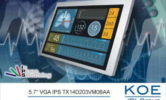 Przemysłowy wyświetlacz TFT VGA 5,7” do interfejsów HMI i aparatury medycznej