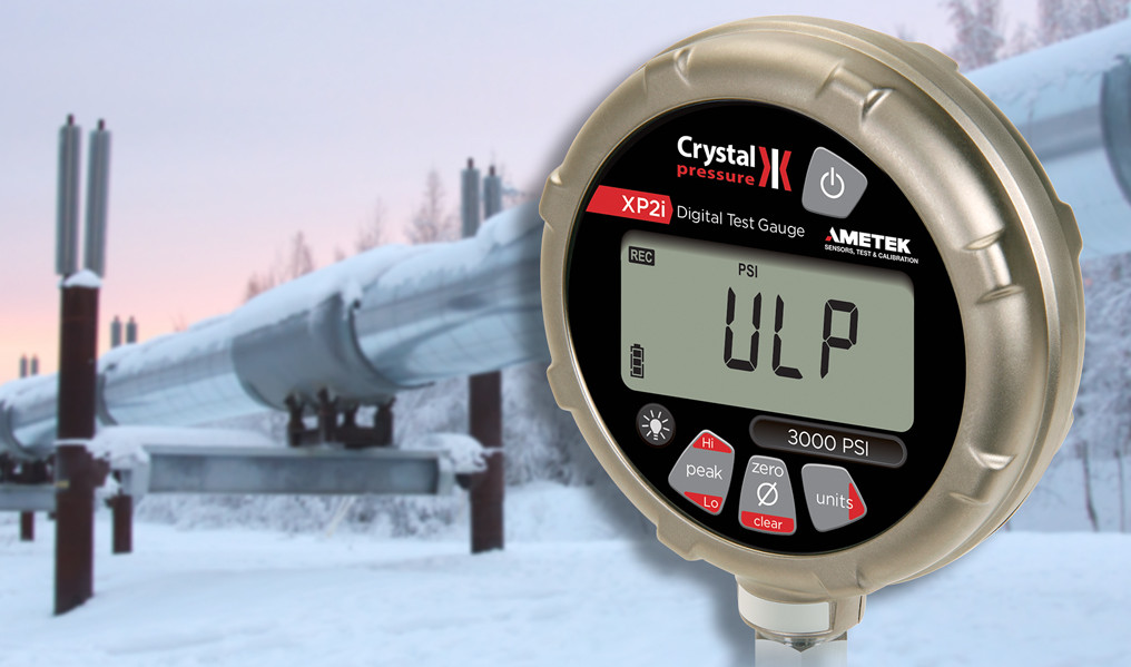 Energooszczędny miernik ciśnienia na zakresy pomiarowe do 15 tys. psi