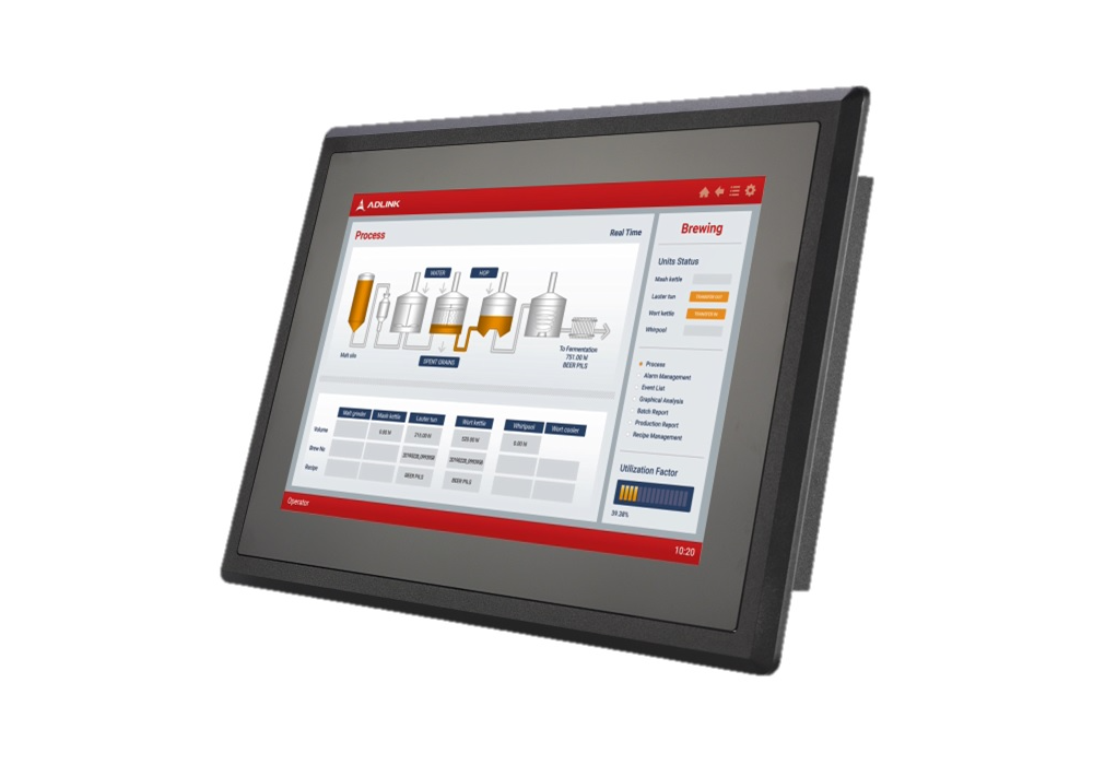 Komputery panelowe formatu 10, 15 i 16 cali do realizacji przemysłowych interfejsów użytkownika