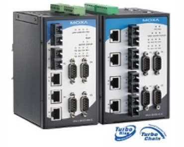 NPort S8400 – serwer portów szeregowych zintegrowany z zarządzalnym switchem Ethernet