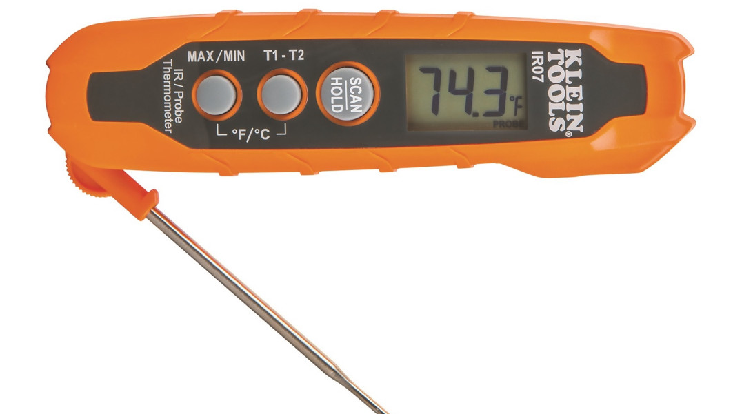 Termometr ręczny o zakresie pomiarowym od -40 do +300°C