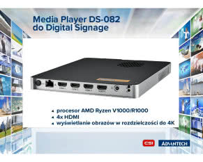 Media Player DS-082 do rozwiązań Digital Signage 