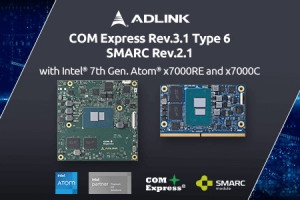 Moduły COM Express i SMARC z mikroprocesorami Atom x7000RE i x7000C