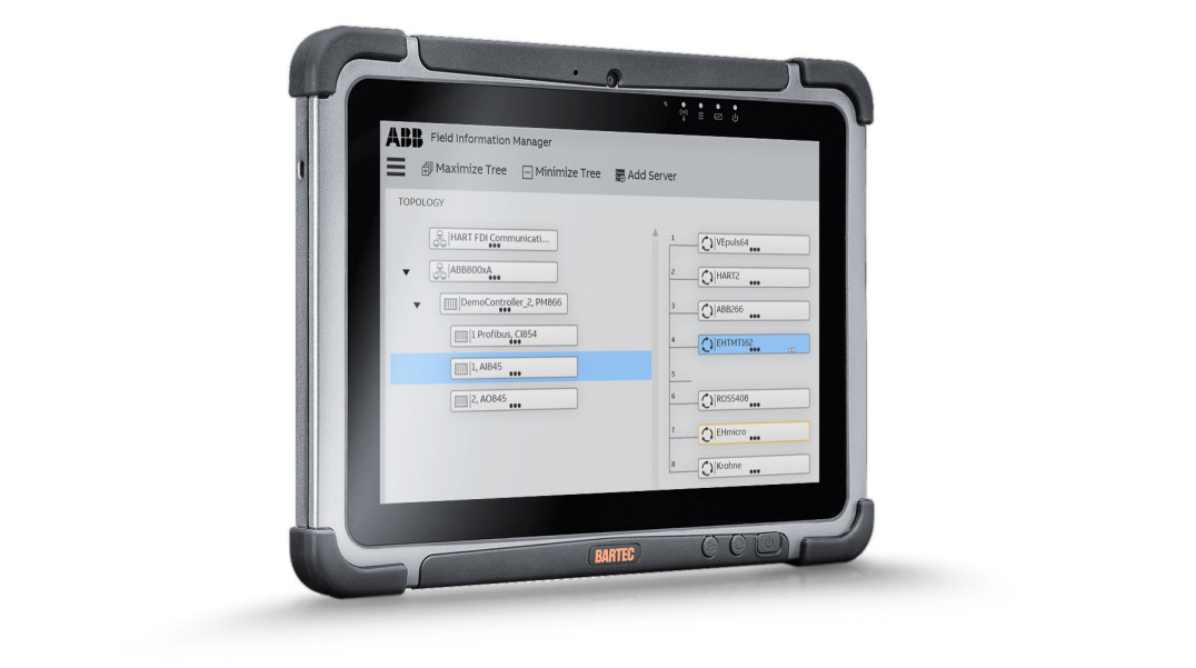 Oprogramowanie ABB Ability Field Information Manager w wersji 3.0