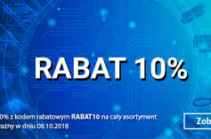 Rabat -10% na cały asortyment! 
