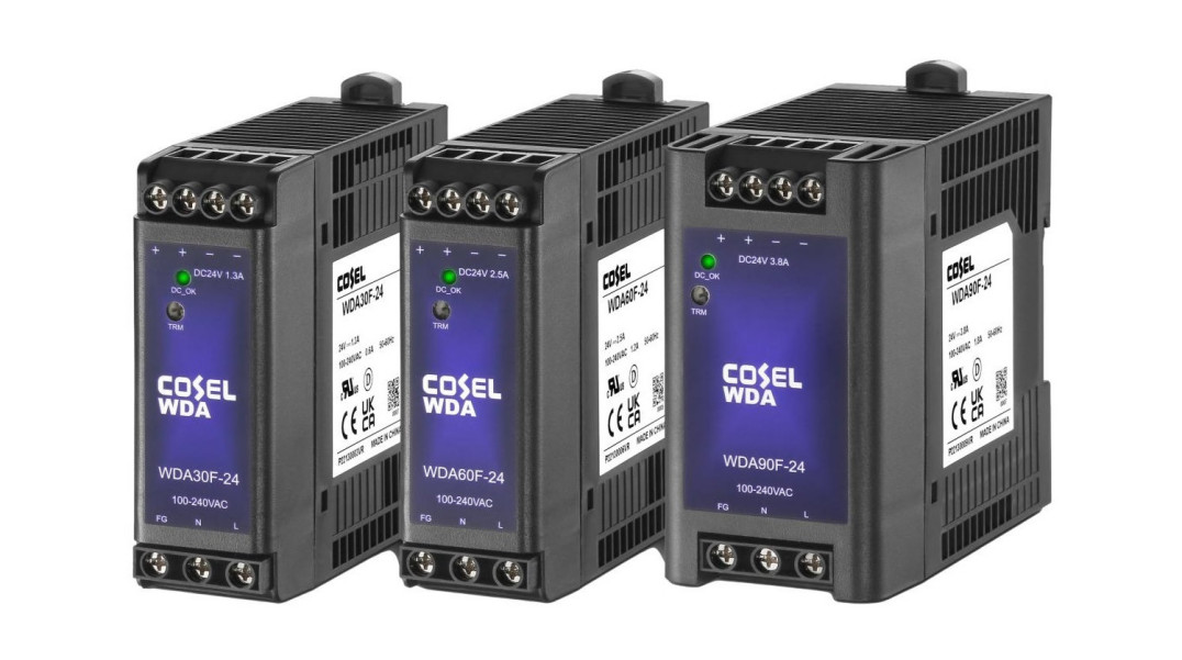 Seria zasilaczy 30...90 W na szynę DIN do zastosowań przemysłowych i aparatury pomiarowej