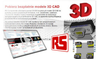 RS Components informuje o rekordowym wyniku pobrań modeli 3D CAD