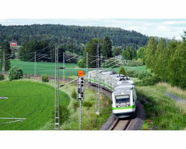 Technologia przechylania pociągów z napędami hydraulicznymi sterowanymi cyfrowo firmy Bosch Rexroth