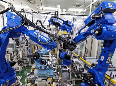 Szybko rośnie gęstość robotyzacji w sektorze produkcyjnym