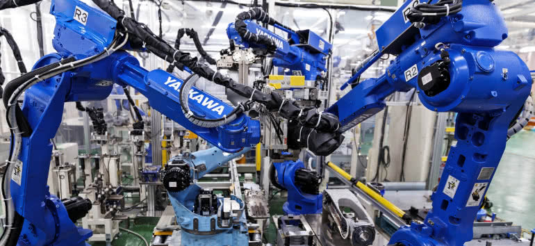 Szybko rośnie gęstość robotyzacji w sektorze produkcyjnym 