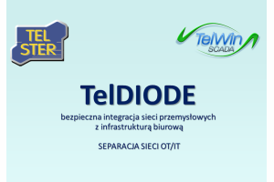 Moduł TelDIODE do bezpiecznej integracji sieci przemysłowych z infrastrukturą biurową