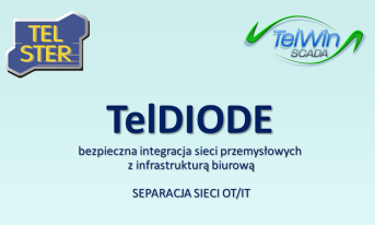 Moduł TelDIODE do bezpiecznej integracji sieci przemysłowych z infrastrukturą biurową