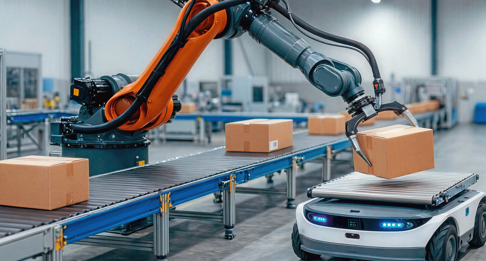 Roboty przemysłowe, współpracujące i mobilne AGV/AMR