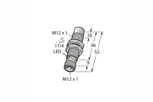 Czujnik indukcyjny M12 - NI10U-EM12WD-AN6X-H1141