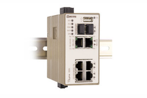 Zarządzalny przełącznik z RS-232/422/485 i funkcją routingu L208-F2G-S2