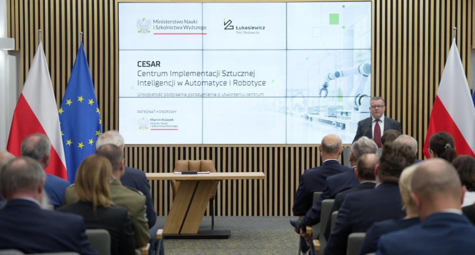 Polskie instytuty i uczelnie tworzą centrum CESAR dla AI, automatyki i robotyki