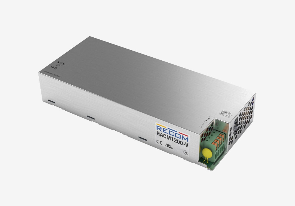 1000-watowy zasilacz z chłodzeniem pasywnym do aplikacji przemysłowych i medycznych