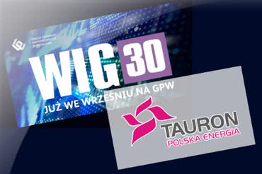Tauron w WIG30 
