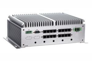 Komputer embedded z 16 portami Gigabit LAN PoE