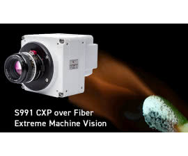 Szybka kamera do systemów wizyjnych z interfejsem CoaXPress-over-Fiber