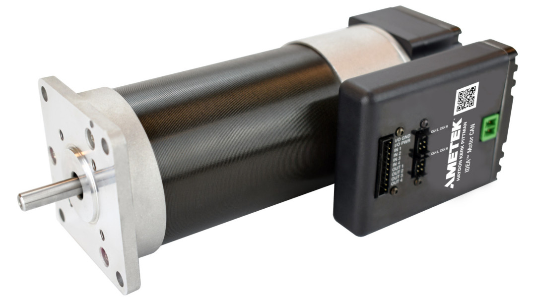 Serwonapęd BLDC rozmiaru 57 mm z portami komunikacyjnymi RS-485 i CANopen