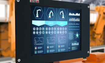 Panel operatorski HMI produkcji ENTE o przekątnej 10"