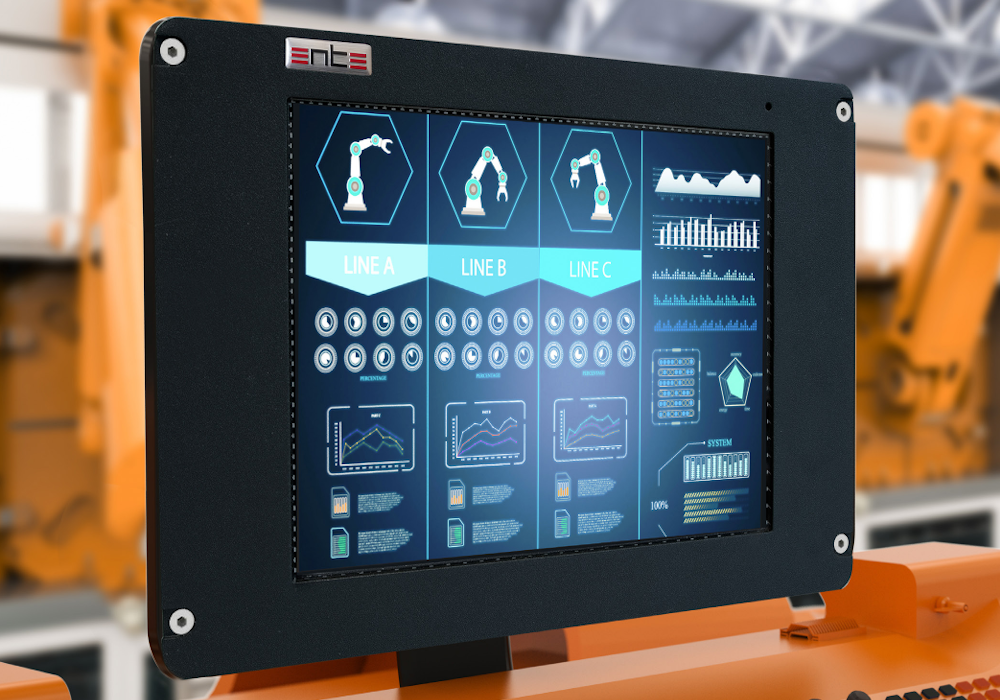 Panel operatorski HMI produkcji ENTE o przekątnej 10"
