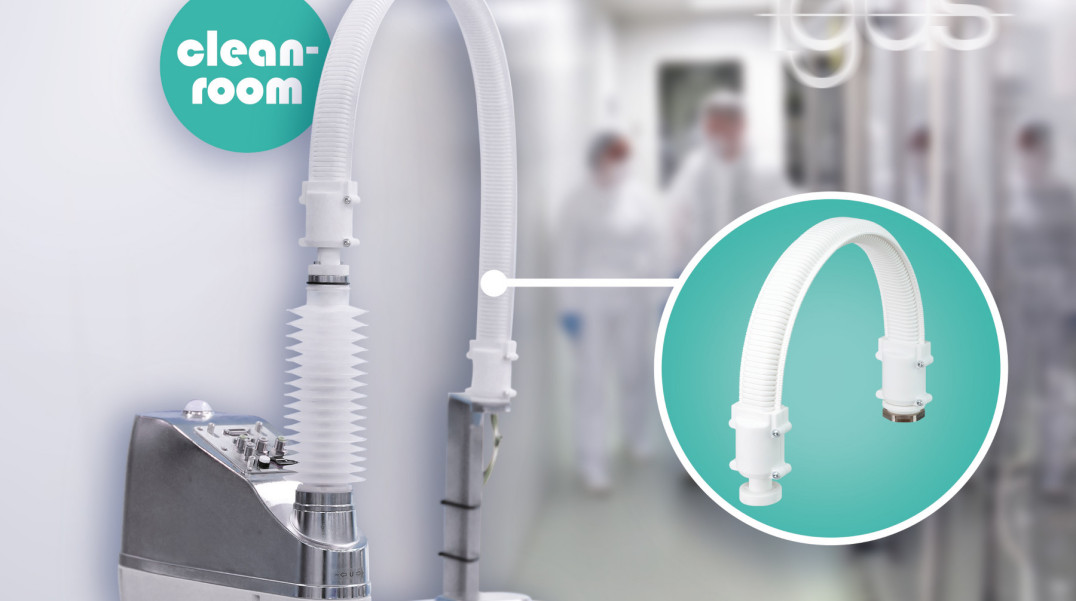 Nowy system zasilania zgodny z ISO Class 2 do robotów SCARA pracujących w pomieszczeniach czystych