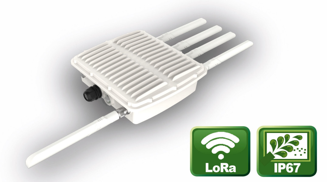 Bramka dostępowa LoRaWAN do pracy na zewnątrz budynków