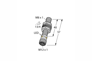 Czujnik indukcyjny M8 - BI2-EG08-AP6X-H1341 - Turck