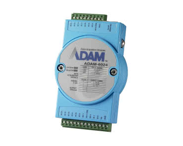 Uniwersalny moduł wejść-wyjść ADAM-6024 (6AI/2AO/2DI/2DO)