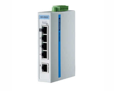 EKI-5525I - Przemysłowy switch ProView do kontroli połączeń w sieci przy niskich temperaturach pracy