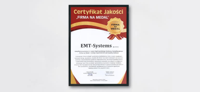 EMT-Systems z nagrodami 
