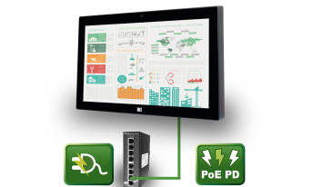 Siedmiocalowy komputer panelowy z zasilaniem w standardzie PoE IEEE802.3at/bt