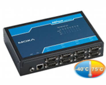 Seria NPort 5600-8-DT Lite - kompaktowe, 8-portowe serwery portów szeregowych