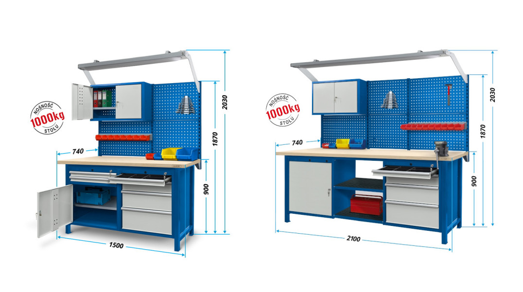 Profesjonalne stoły warsztatowe