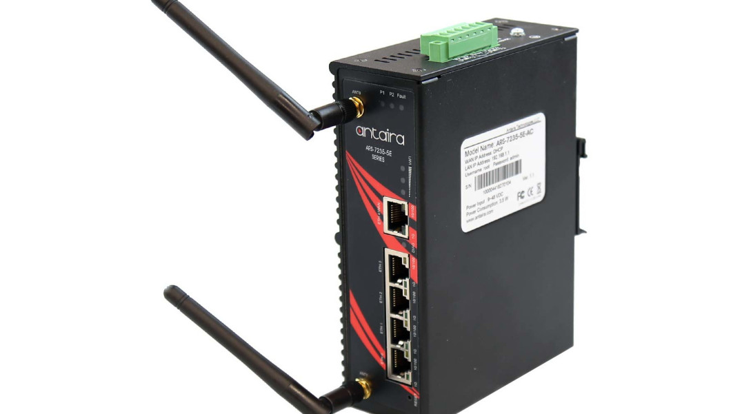Dwuzakresowy punkt dostępowy IEEE 802.11a/b/g/n/ac z funkcją routera i 5 portami Gigabit Ethernet
