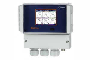 Wielokanałowy regulator/rejestrator MultiCon CMC-N16 w obudowie naściennej IP 65