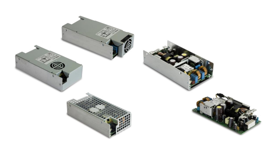400-watowe niskoprofilowe zasilacze AC-DC do zastosowań przemysłowych i medycznych