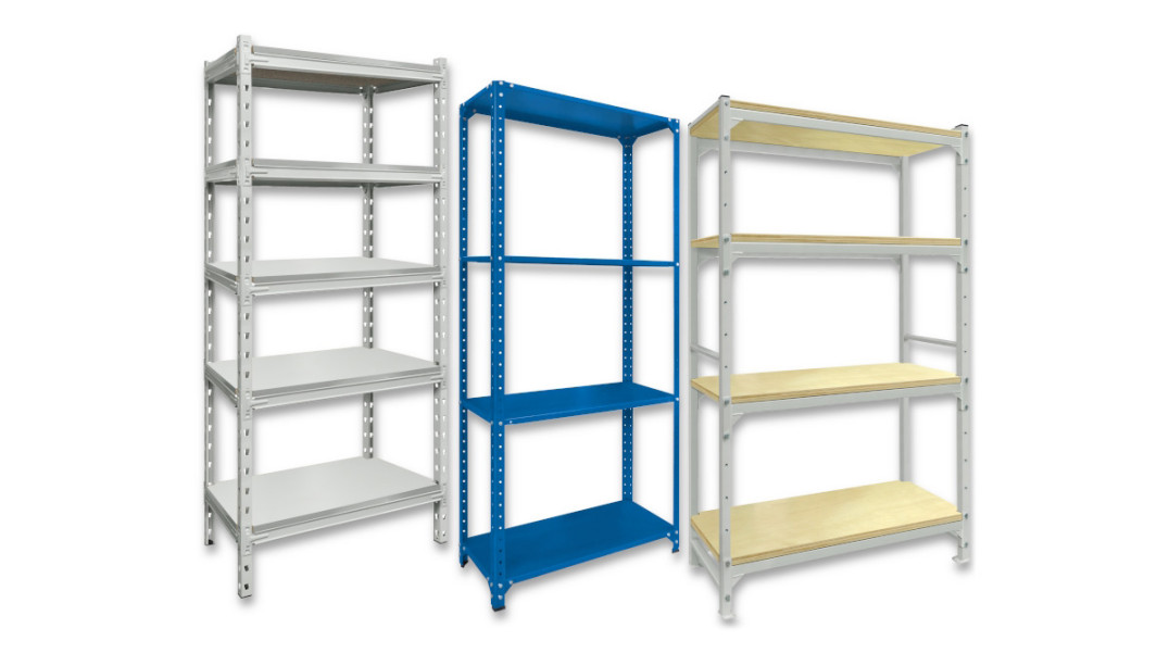 Regały metalowe półkowe