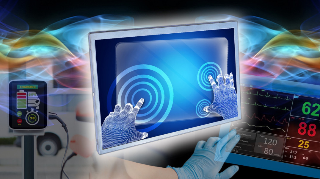 Wyświetlacze LCD z ekranem projected capacitive i Pixel Eyes in-cell do pracy w ciężkich warunkach